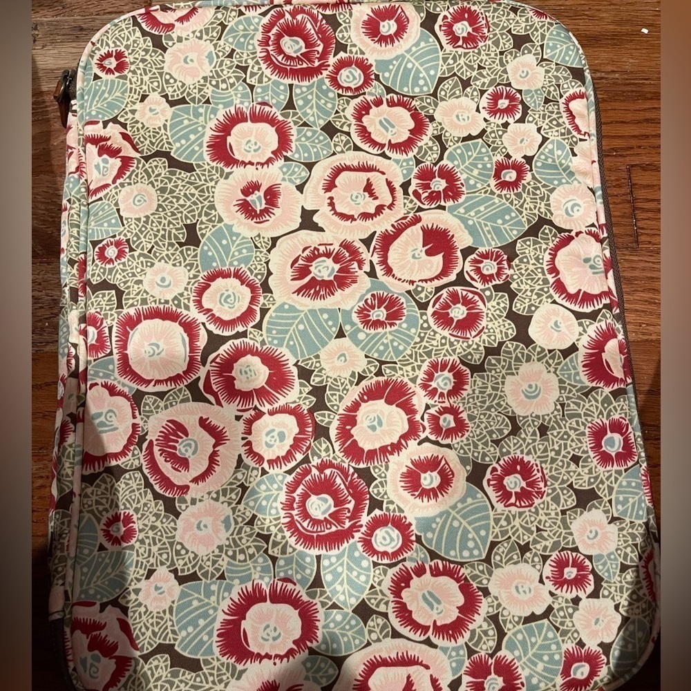 Amy Butler for Kalencom Zipper Computer Portfolio Case 4 Pockets Floral Print